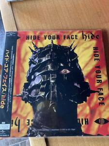 稀少　即決　アナログ　2LP　レコード　hide 『HIDE YOUR FACE』 アナログ　新品購入後　数回再生