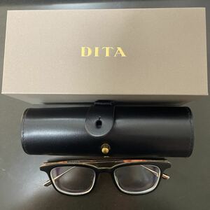 中古　ディータ　メガネ　フレーム　DITA FLOREN DTX114-52-01 ウェリントン　アイウェア/眼鏡