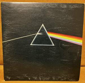 1973年 UKオリジ pink floyd THE DARK SIDE OF THE MOON 狂気 solid blue harvest ピンクフロイド LP レコード アナログ盤