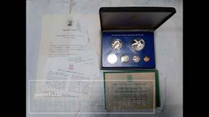 CERTIFICATE OF AUTHENTICITY THE 1976 COINAGEOF THE BRITISH VIRGIN ISLANDS PROOF SET MINTED AT THE FRANKLIN MINT 傷汚れ有 1セットB