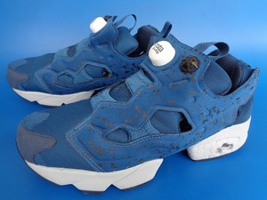 13239■新品 同様 Reebok INSTA PUMP FURY リーボック インスタ ポンプフューリー 紺 ネイビー 黒 マーブル 25.5 cm AQ9800