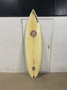 名匠DICK BREWER surfboard ディックブリューワー　本人シェイプ　セミガン　6.2 激レア　当時物　中古　ヴィンテージ サーフボードハワイ