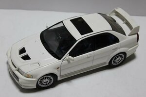 ▽ジャンク AUTOart オートアート 1/18 Mitubishi 三菱 Lancer Evolution ランサーエボリューション V/VI ホワイト ミニカー