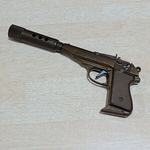 入手困難 駄玩具 トイガン ピストル 火薬玉鉄砲 KING NEW WALTHER レトロ 昭和