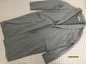 MOUSSY マウジー レディース 襟付き トッパーロングカーディガン FREE (160/80A) グレー