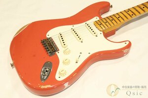 [新品同様] Fender Custom Shop Limited Edition 1957 Stratocaster Relic Aged Tahitian Coral 【レアカラー/9.5R】 2023年製 [NK772]