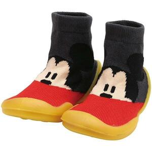 ミッキーマウスソックスシューズ M 12.6cm ベビー ファースト シューズ 靴 赤ちゃん ディズニー Disney 子供 子ども キッズ キャ