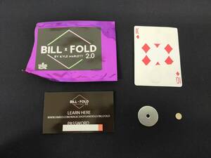 【G276】BILL×FOLD2.0　Kyle Marlett　レア　カード　ギミック　マジック　手品