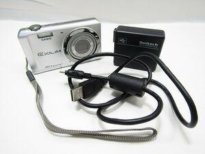 1円スタート 通電確認済み CASIO カシオ EXILIM EX-ZS6 デジタルカメラ デジカメ シルバー 16.1MEGAPIXELS 中古