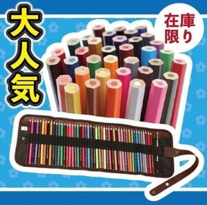 水彩色鉛筆色　鉛筆 36色 水彩色えんぴつ 塗り絵 画材 水彩画 収納ケース☆