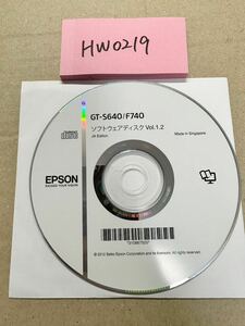 HW0219/中古品/EPSON GT-S640/F740 ソフトウエアディスク Vol.1.2
