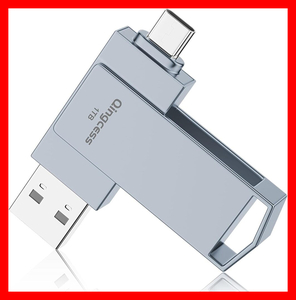 USBメモリ 2IN1 大容量USB3.0高速＆Type-C メモリー 1TB 