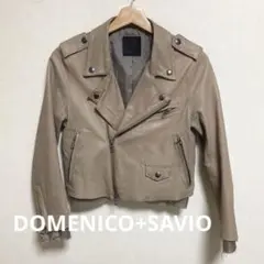 DOMENICO+SAVIO ドメニコアンドサヴィオ　レザーライダースジャケット