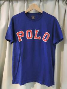 ラルフローレン Ralph Lauren POLO ワッペン Tシャツ 紺 S 人気商品　送料込