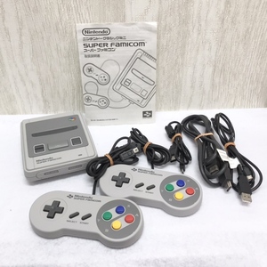 ★1円スタート Nintendo SUPER FAMIKON ニンテンドークラシックミニ スーパーファミコン 中古品 保管品 通電確認済 現状品 任天堂