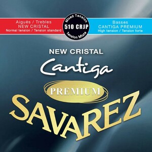 サバレス クラシックギター弦 SAVAREZ 510 CRJP Mixed tension NEW CRISTAL / Cantiga PREMIUM ニュークリスタル カンティーガプレミアム