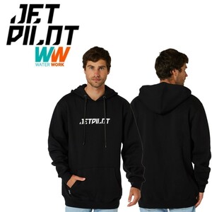 ジェットパイロット JETPILOT 2023 パーカー メンズ マリン 送料無料 コーズ プルオーバー W23709 ブラック M フーディー トレーナー