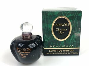 満量　クリスチャン・ディオール　Christian Dior　POISON　プアゾン　ESPRIT DE PARFUM エスプリ ドゥ パルファム　ボトル　30ml　YK-5099