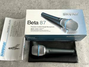 SHURE Beta87A コンデンサー マイクロフォン