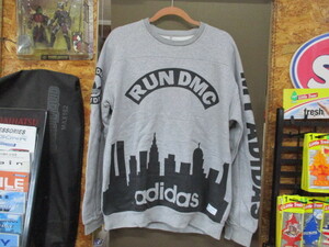 レア！Adidas originals× RUN DMC コラボ　スウェット　アディダス　グレー　XOサイズ