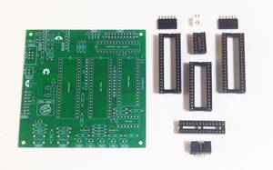 Z80-MBC2 プリント基板 緑色 ICソケット 6ピン XH BOX セット Z80 マイコンボード 自作 電子工作 CPU CP/M ザイログ ATMEGA32 FUZIX eb1o5