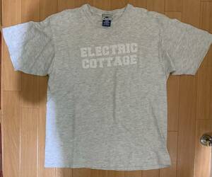 electric cottage championボディ　ワッペン　Tシャツ サイズL 霜降り　エレクトリックコテージ　グッドイナフ