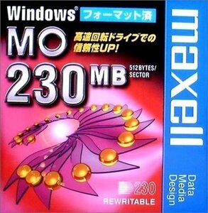 maxell データ用 3.5型MO 230MB Windowsフォーマット MA-M230.WIN.B1PR 