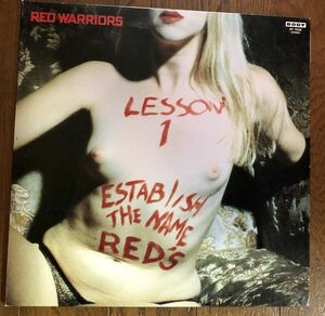 【LP盤/12インチ】【美盤】RED WARRIORS LESSON 1 AF-7426 BODY 1st デビューアルバム 1986年作品 YLP-065