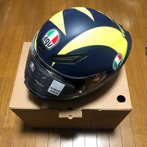 agvヘルメット k-1S VALENTINO ROSSI 2018soleluna Mサイズ 観賞 未使用新品