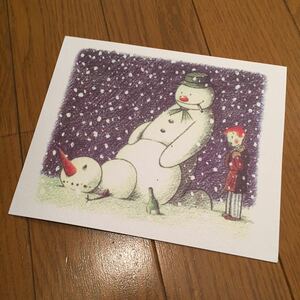 本物 2006 Banksy バンクシー Rude Snowman ルード スノーマン 雪だるま Xmas クリスマス カード 作品