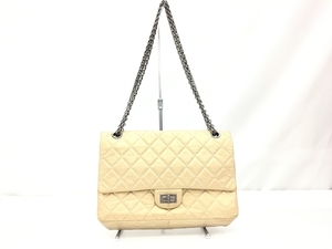 CHANEL シャネル 2.55 ダブル チェーンショルダー バッグ ヴィンテージ カーフ ダブルフラップ 中古 T8269104