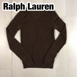Ralph Lauren ラルフローレン 長袖セーター レディースサイズ L ブラウン