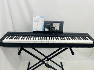 美品 YAMAHA ヤマハ P-45B 2020年製 専用スタンド 椅子付き 取説付 デジタルピアノ 電子ピアノ 88鍵 音出し確認済み 2個口