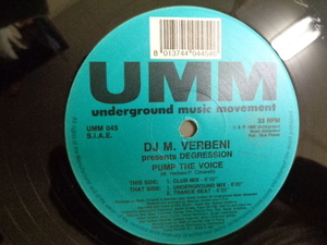 DJ M.VERBENI presents DEGRESSION/PUMP THE VOICE/4424