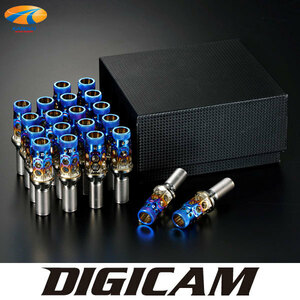 予約 スープラ[DB82/DB22/DB42] ハニカムライトチタンレーシングボルト 28mm P1.25 20本 DIGICAM デジキャン