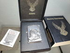 zippo ハーレーダビッドソン　ビッグイーグル　ビッグメタル　シルバー　1994年製