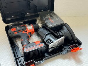 ■ BLACK＆DECKER 18V マルチツール EVO183B1 ドリルドライバー ジグソー サンダー 電動工具 ★