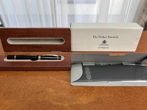 パーカー 万年筆 PARKER Duofold デュオフォールド 未使用品 箱付き ペン先18K