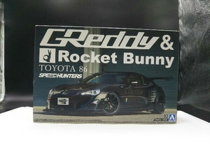 プラモデル アオシマ 1/24 ZN6 TOYOTA86 ‘12 GREDDY&ROCKET BUNNY VOLK RACING Ver. ザ・チューンドカー No.2