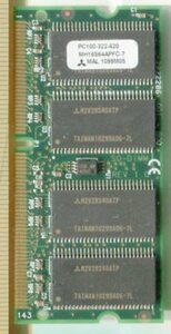 【三菱】64MB-PC100-144pin-CL2　SDRAM SO-DIMM 