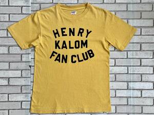 ＵＳＥＤ　ダブルワークス　DUBBLEWORKS　半袖Ｔシャツ　サイズＳ　HENRY KALOM FAN CLUB　ウエアハウス　WAREHOUSE　日本製