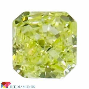 FANCY YELLOW GREEN 0.096ct SQ/RT2365/CGL