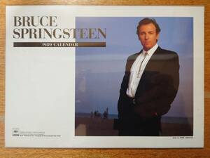 【即決】ブルース・スプリングスティーン/日本製1989年非売品/卓上カレンダー/CBSソニー SONY■BRUCE SPRINGSTEEN