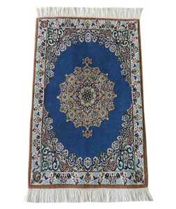 ペルシャ絨毯 カーペット ラグ 高品質ウール 手織り 高級 ペルシャ絨毯の本場 イラン ナイン産 玄関マット 94cm×61cm 本物保証 直輸入