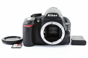 ★並品★ Nikon ニコン D3100 デジタル一眼レフカメラ ボディ SDカード付き #2799