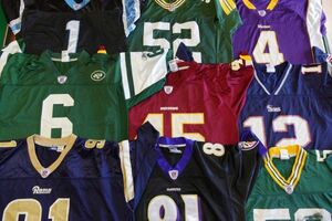 TS-UNI9 ユニフォーム ジャージ NFL メジャースポーツロゴ ナンバリング￥1～US古着卸大量セット業者まとめ売り
