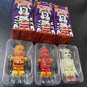 ディズニー　ベアブリック RBRICK チップとデール　ハロウィン　メディコムトイ フィギュア