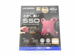 〇 I-O DATA アイ・オー・データ SSPH-UT480R USB 3.1 Gen 1対応 ポータブルSSD 480GB ワインレッド 軽量