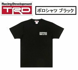 TRD ティーアールディ Tシャツ 黒 ブラック 左胸・背中 TRDロゴ入り サイズ：LL ファッション