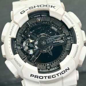 CASIO カシオ G-SHOCK ジーショック GA-110GW-7A 腕時計 クオーツ アナデジ カレンダー 多機能 ホワイト ステンレススチール メンズ